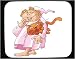 Mouse Pad with man, bedtime, human, body, individuals, individual, persons, cat, night, humans, people, person, pajamas Image