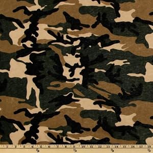 60-Wide-Cotton-Jersey-Knit-Camo-Olive-Tan-Fabric-By-The-Yard