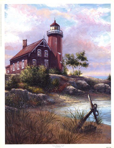 Eagle Harbor Light HIGH QUALITY CANVAS Print 