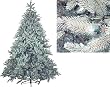 9' Blue/Green Just Cut Natural Frasier Pre-Lit Artificial Christmas Tree - Clear
