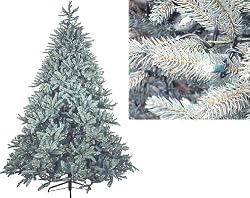 9' Just Cut Blue Aspen Frasier Pre-Lit Artificial Christmas Tree - Clear Lights