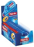 Produkt-Bild: BIC Tipp-Ex Pocket Mouse Einweg-Korrekturroller 4,2 mm x 10 m Displaybox &agrave; 10