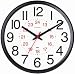 Chaney Instruments 14-Inch Wall Clock with Set & Forget Technology