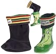 Playshoes Fleece-Stiefel-Socke 189989 (marine 11) Gr��e 24/25