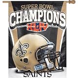 Wincraft New Orleans Saints Super Bowl XLIV Champions 27x37 Vertical Flag