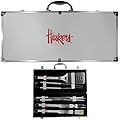 NCAA 8 Piece BBQ Set with Case