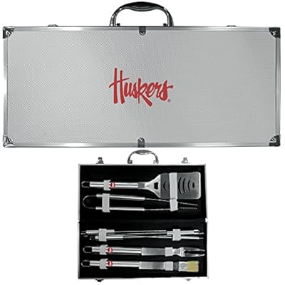 NCAA 8 Piece BBQ Set with Case