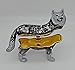 znewlook Pewter Wolf Handmade Jeweled Trinket Box Wolf Figurine Hinged Small Earring Holding Box