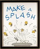 Birdbath Snoopy Woodstock Cartoon Schulz Print Picture