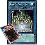 Yu Gi Oh : PCJ-EN002 Limited Ed Sebek's Blessing Secret Rare Promo Card