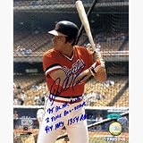 Darrell Evans Autographed 8 x 10 Photograph with 85 AL HR King, 2 Time All-Star, 414 HR's, 1354