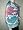 Cadet Blue And Mountbatten Pink Jamawar Reversible Pashmina Shawl Image #2