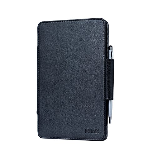 Nextbook Flexx 8 Case, for Windows 8.1 Wi-Fi Tablet Folio Case (NXW8QC132 & NXW8QC16G) by i-UniK Bonus Stylus - Black