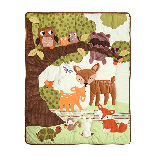 Woodland Tales 4 Piece Baby Crib Bedding Set by Lambs & Ivy Baby Shop