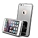 iPhone 6 Case,Roybens Luxury 2 in 1 [Air Aluminum Bumper + Acrylic Back Plate] Back Mirror Anti-Scratch Case Cover for Apple iPhone 6/6S - Black