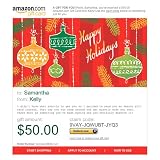 Amazon Gift Card - E-mail - Happy Holidays - Christmas Ornaments
