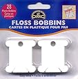 DMC 6102 Plastic Floss Bobbins, 28-Pack