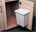 Door-Mounted Kitchen Garbage Can with Trash Door