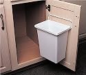 Door-Mounted Kitchen Garbage Can with Trash Door