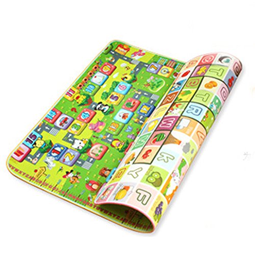 DEHANG Double-sided Baby Playmat Cushion Crawling Pad Baby Play Mat Gym Mat