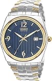 Two Tone Stainless Steel 180 Blue Dial Eco-Drive