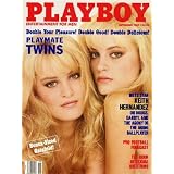 Playboy Magazine September 1989 Playmate Twins