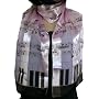 Pianos Keys and Music Notes Satin Stripe Musical Instrument Oblong Scarf/Sash/Belt ~ Choose from Pretty Color Combos
