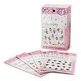 25 Sticker 3D Adesivi Glitter per Unghie Ricostruzione Nail Art