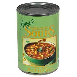 Amy's Organic Fat Free Alphabet Soup, 14.1-Ounce Cans (Pack of 12)