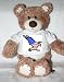 Teddy Bear with flag, american, eagle t-shirt