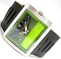 IDENTITY MENS GREEN VINTAGE WATCH