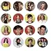 Set of 12 GLEE Pinback Buttons 1.25" Pins / Badges TV Series