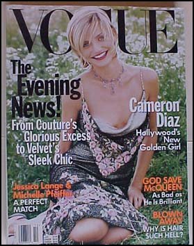 1977 Vogue Magazine with Cameron Diaz Cover