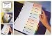 Avery L7410-10EW A4 Extra-Wide Index Maker Punched Dividers x 10 [Assorted Colours, Printable]
