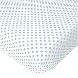 Tadpoles Basics 2-pc. Fitted Crib Sheet Set - Blue Polka Dot