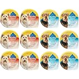Blue Buffalo BLUE Healthy Starts Grain Free Wet Dog Food 2 Flavor Variety Bundle: (6) Healthy Starts Southwest Skillet with Beef & Egg and (6) Healthy Starts Sunrise Skillet with Chicken & Egg, 3 Ounces Each (12 Trays Total)