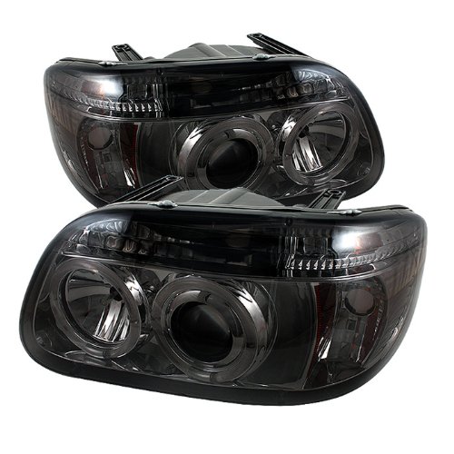 Ford Explorer 1PC Projector Headlights LED Halo Chrome Housing With