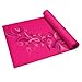 Gaiam Yoga Mat Classic Print Non Slip Exercise & Fitness Mat for All Types of Yoga, Pilates & Floor Workouts, Pink Ribbon III, 4mm