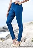 Roamans Plus Size Stretch Straight Leg Leggings by Denim 24/7