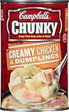 Campbell's Chunky Creamy Chicken & Dumplings Soup, 18.8 Ounce (Pack of 12)