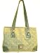 Liz Claiborne Heritage Mosaic Grass Green Tote Bag Handbag Purse