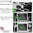 Metal Flames Chrome WraptorSkinz Skin kit fits Nintendo DS Lite (DS LITE NOT INCLUDED)