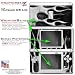 Metal Flames Chrome WraptorSkinz Skin kit fits Nintendo DS Lite (DS LITE NOT INCLUDED)