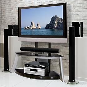 Bello FP-4855 Audio Video Table with Universal Flat Panel TV Mount