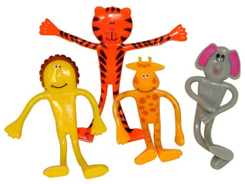 Zoo Jungle Animal Bendy (4 dz)