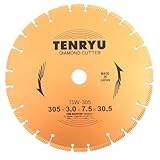 ダイヤモンドカッター 乾式用 305×3.0×7.5×30.5mm/コンクリートカッター【TENRYU】