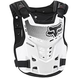 Fox Racing Proframe LC Men's Roost Deflector Off-Road Motorcycle Body Armor - White