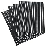 DII White Stripes Placemat, Set of 4
