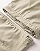Makino Women's Long/Convertible Quick Dry Hiking Pants with Waistband W32/L32 Army Green