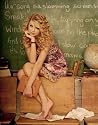 Taylor Swift Poster ~ Sultry Schoolgirl Pose ~ 13x19"